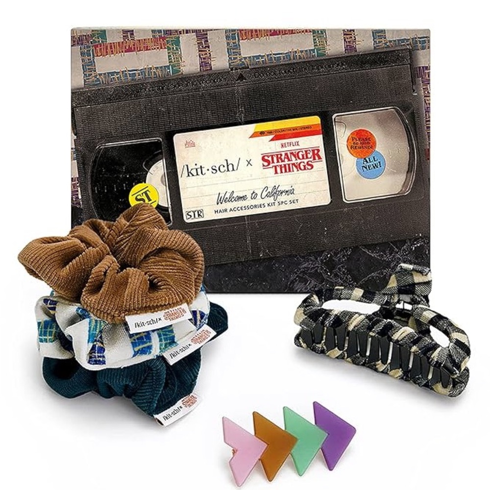 Kitsch x Stranger Things Hair Accessories Set - Multicolor